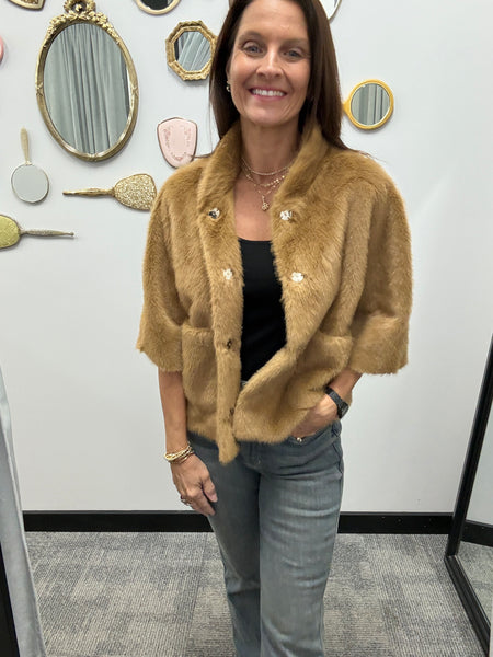 Fur Cape Jacket