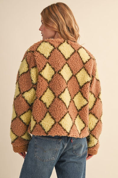 Diamond Pattern Sherpa