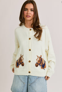 Horse Graphic Cardigan