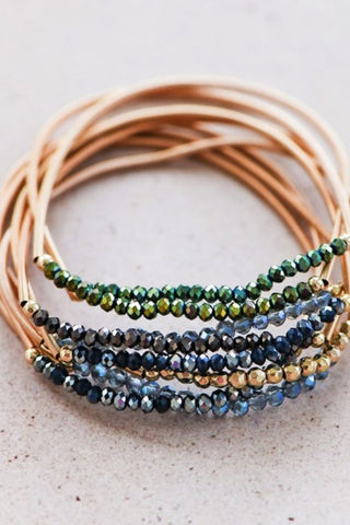 Guitar String Beaded Bracelet