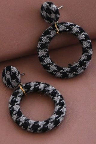 Houndstooth Earrings