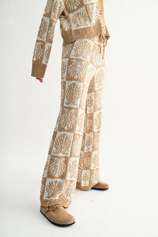 Jacquard Knit Pants