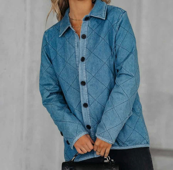 Quilted  Shirt Jacket