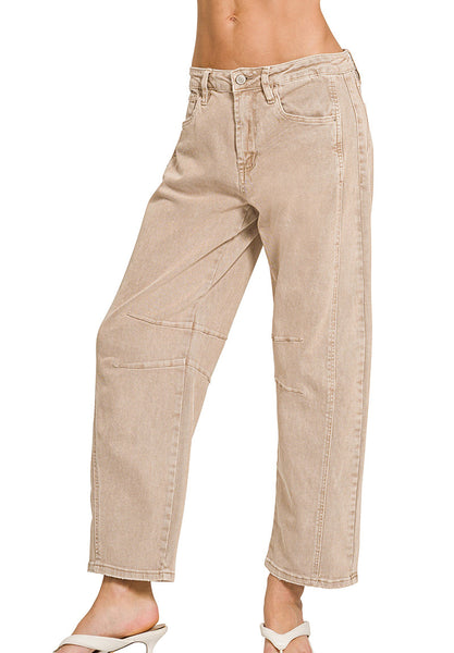 Barrel Jeans - Ash Mocha