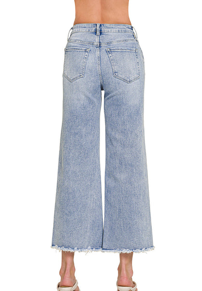Zenana Wide Leg Crop