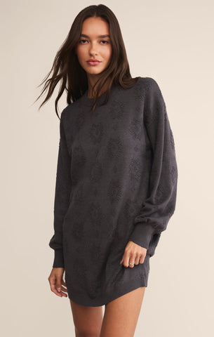 Amina Jacquard Sweater Dress