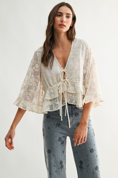 Bell Sleeve Top