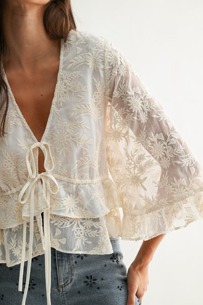 Bell Sleeve Top