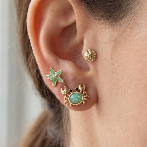 Sea Life Trio Stud Earring Set