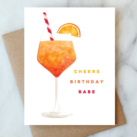 Aperol Spritz Greeting Card | Birthday Card