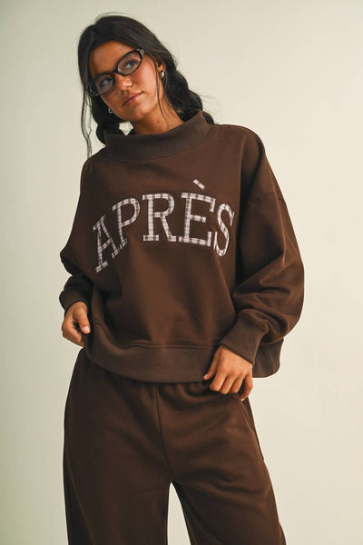 Après Mock Neck Sweatshirt