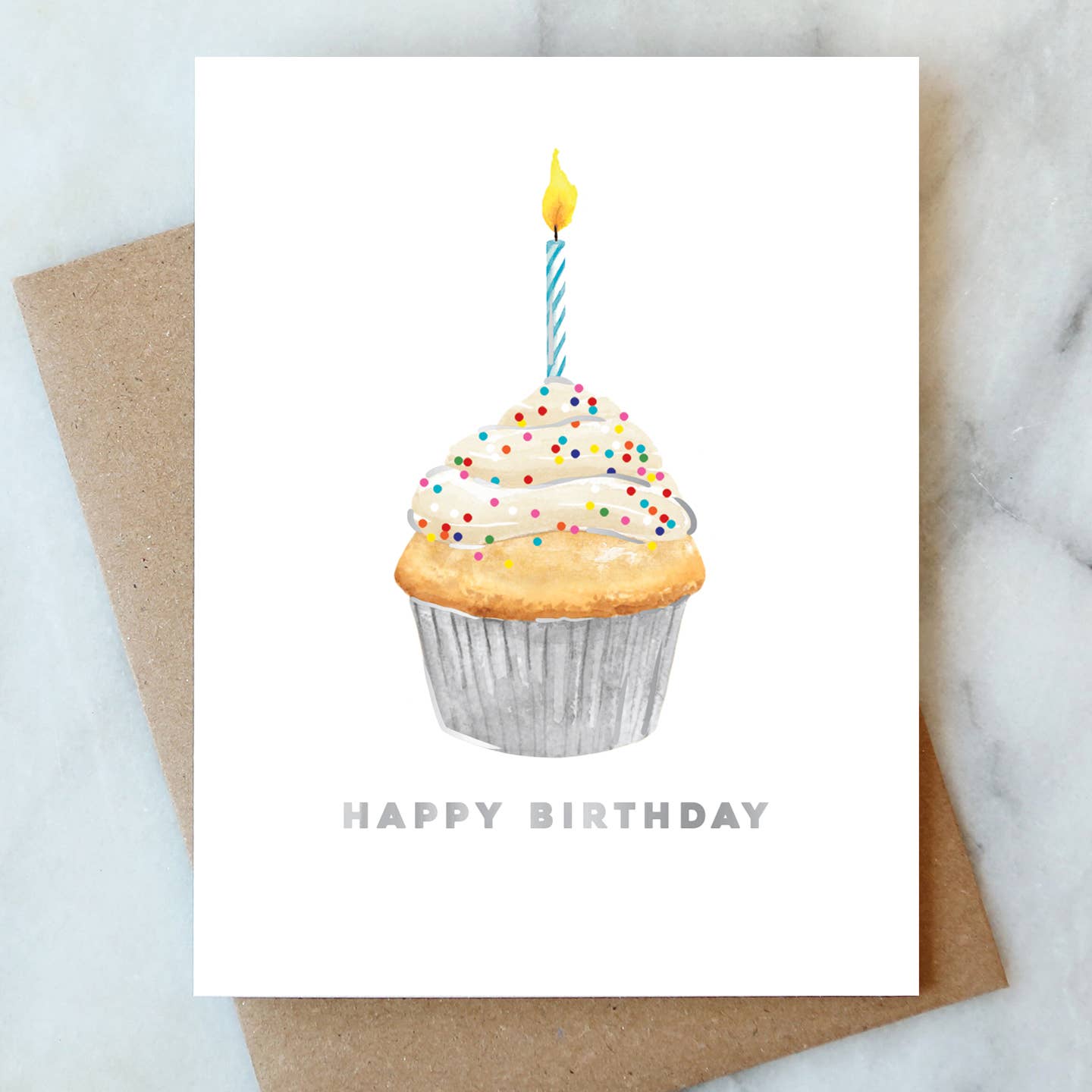 Cupcake Birthday Greeting Card