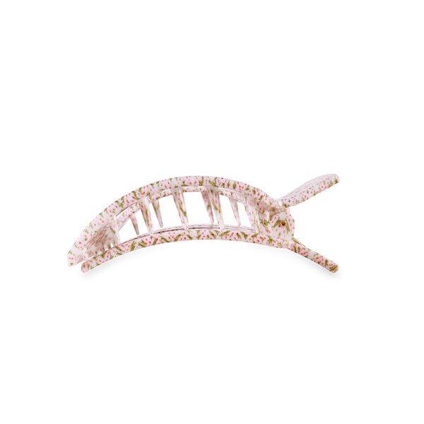 Pine & Pearl | Medium | Flat Square Hair Clip