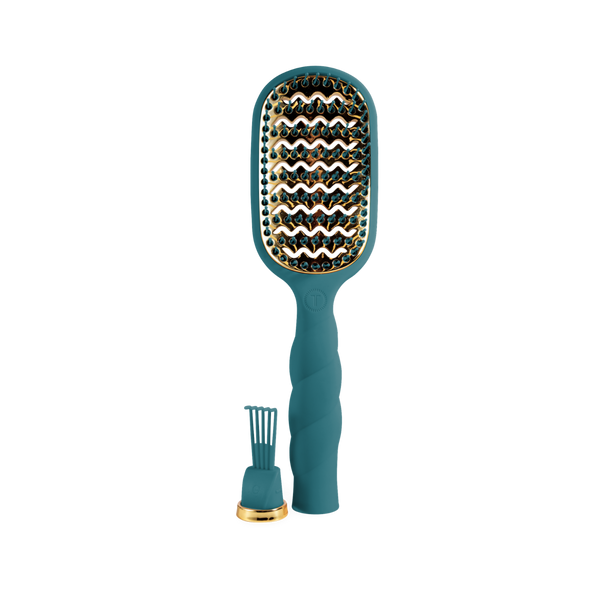 Vented Hair Brush - Teal With It