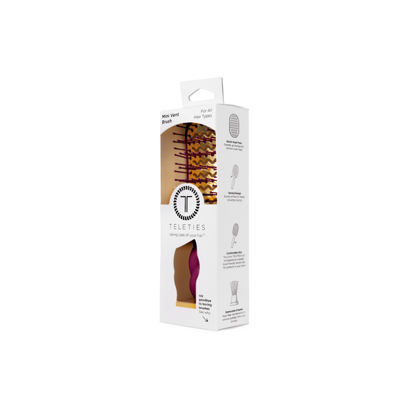 Mini Vented Hair Brush - Mulberry