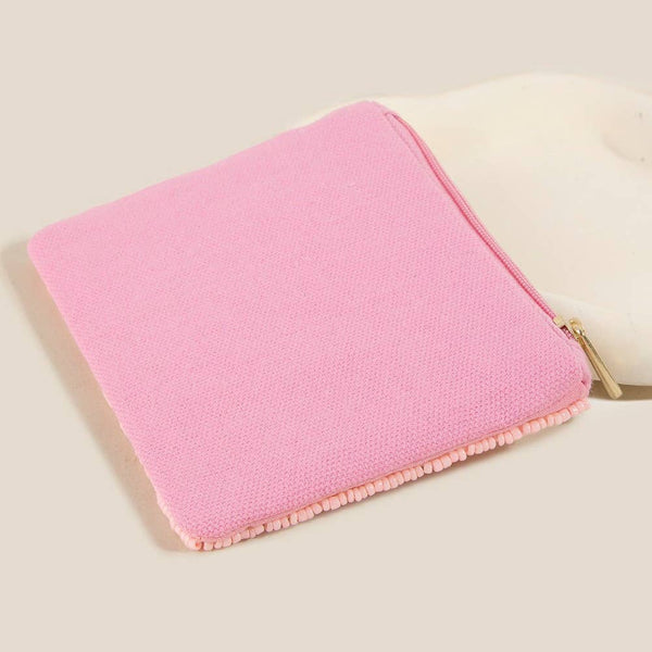 Botox Babe Seed Beaded Coin Purse