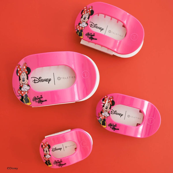 Flat Round Hair Clip | Large | Minnie Mouse (PREORDER)