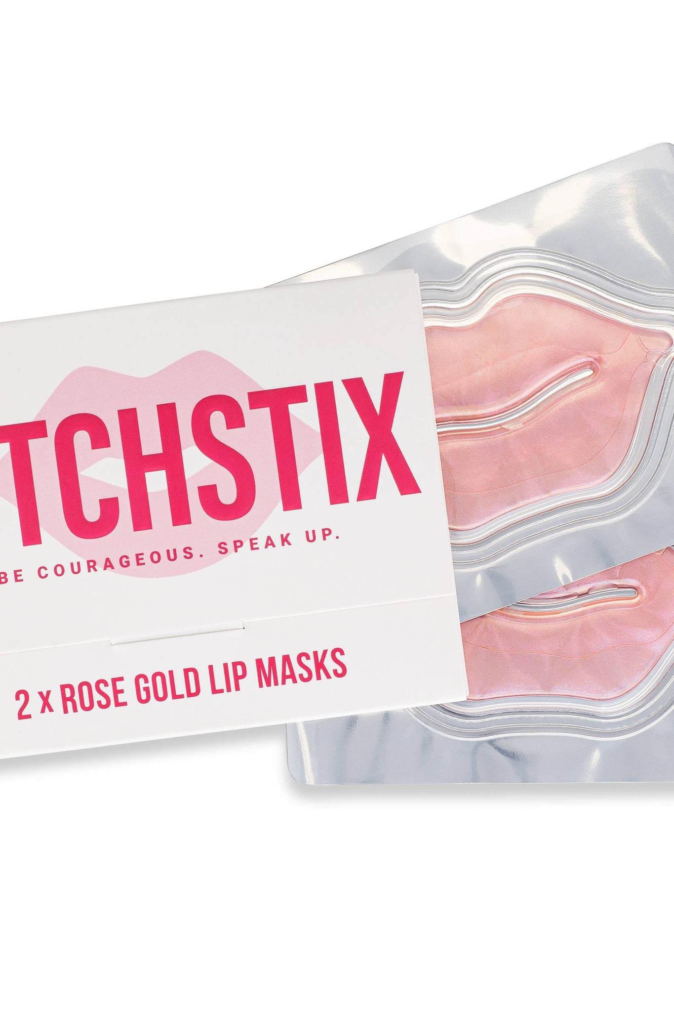 BITCHSTIX Rose Gold Lip Restoration Mask, 2 Pack