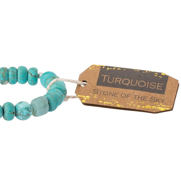 Turquoise Stone Bracelet - Stone of the Sky